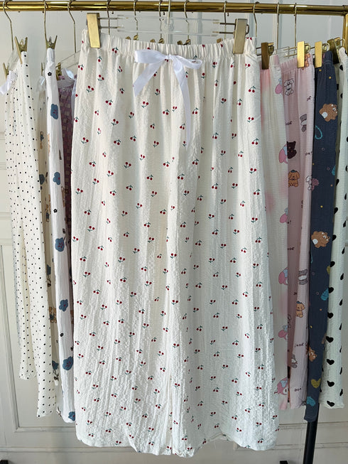 Summer Cute Printed Loose Pyjamas